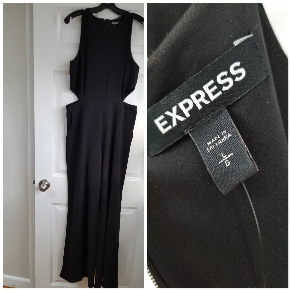 NWOT Express Cutout Jumpsuit